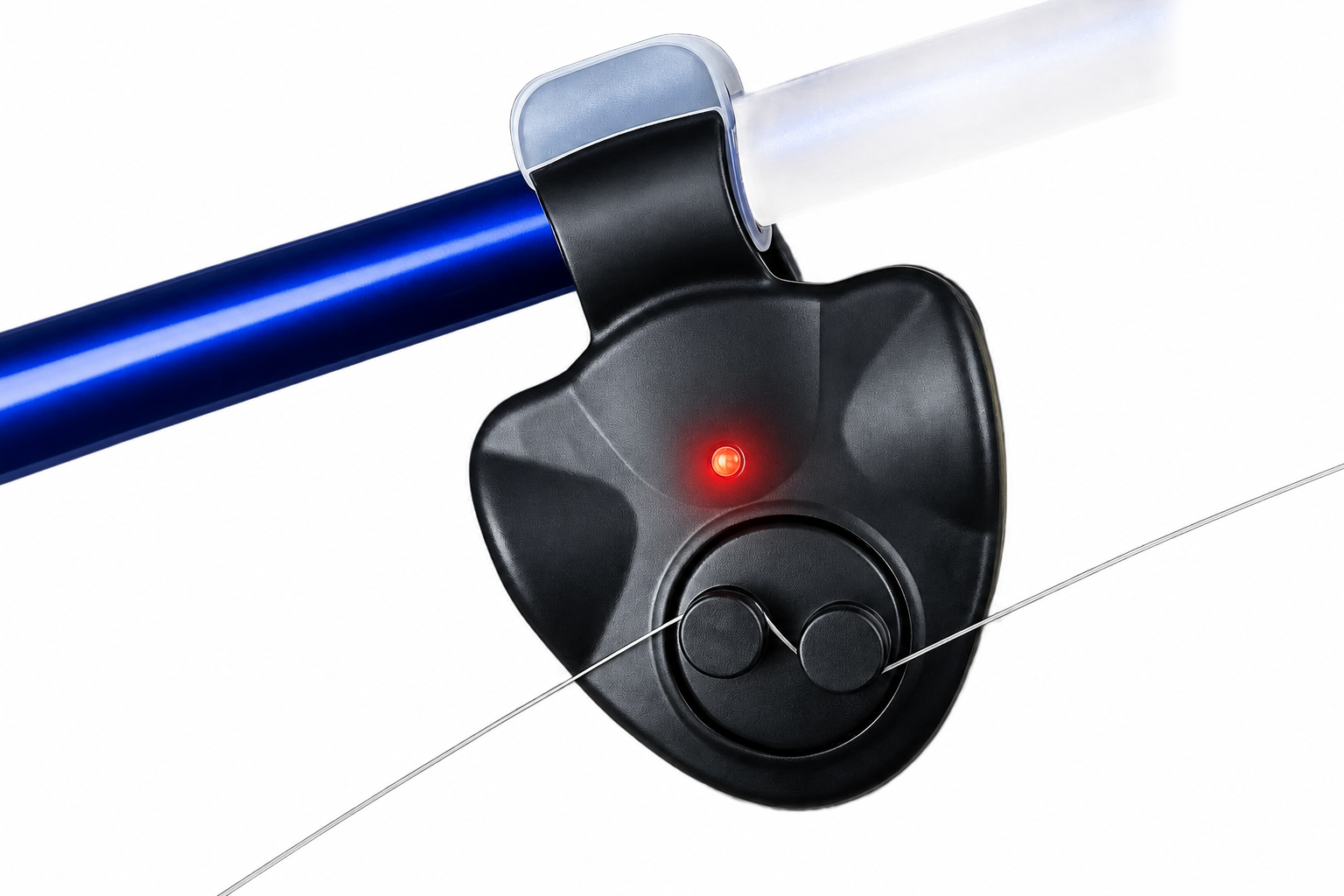 Alarme de touche à clipser sur canne à pêche – Sensibilité réglable Alarme de touche à clipser sur canne à pêche – Sensibilité réglable